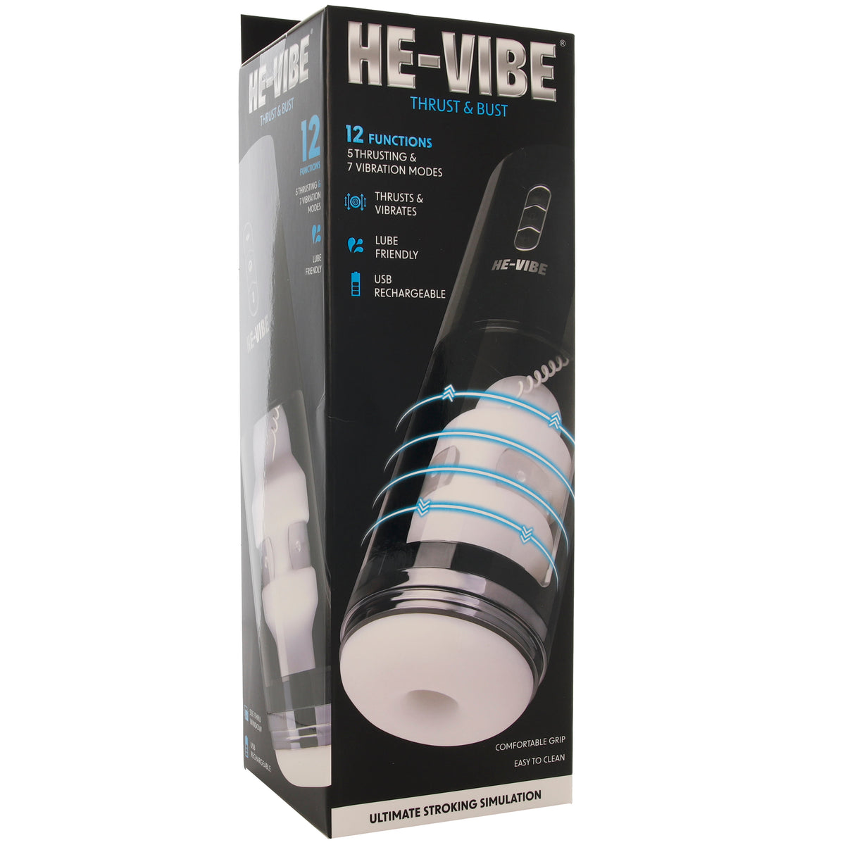 He-Vibe Power Thrust & Bust Auto Stroker
