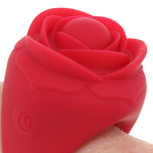 XR Brands Bloomgasm Rose Ring Finger Vibe - Vibrators - HoneyHugs Canada (View 2)