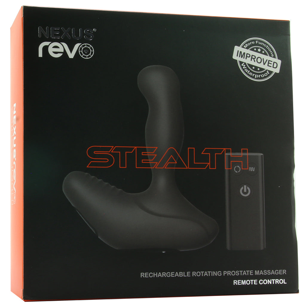 Nexus Revo Stealth Rotating Remote Prostate Massager in Black - Vibrators - HoneyHugs Canada (View 6)