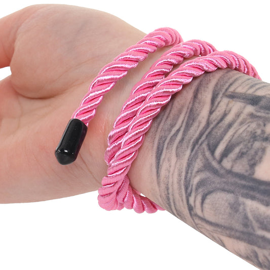 Ouch! Enchanting Pink Bondage Rope - 10m of Luxurious Softness & Strength