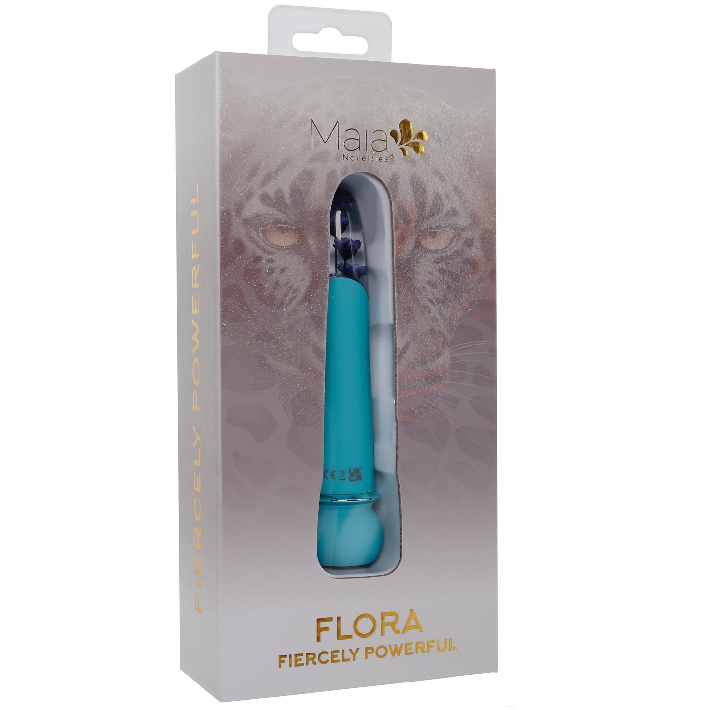 Flora Fiercely Powerful Bullet Vibe in Teal