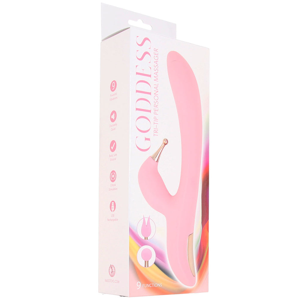 Nasstoys Goddess Tri-Tip Rabbit Vibe - Vibrators - HoneyHugs Canada (View 6)