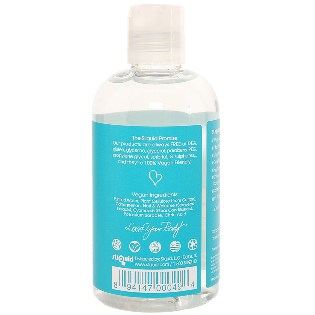 Sliquid Sea Natural Intimate Lubricant | Water-Based & Vegan | 8.5oz