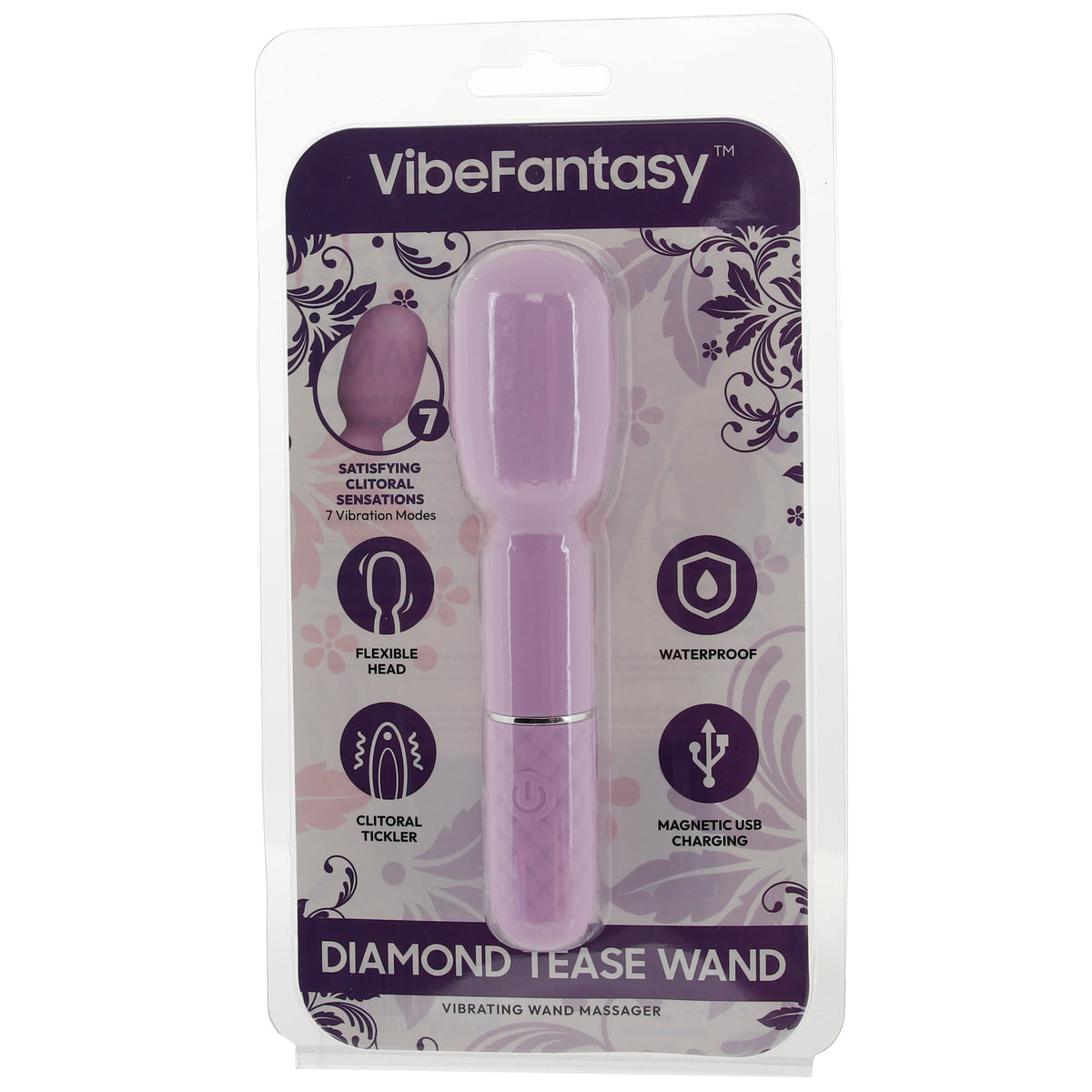 VibeFantasy Diamond Tease Mini Wand Vibe