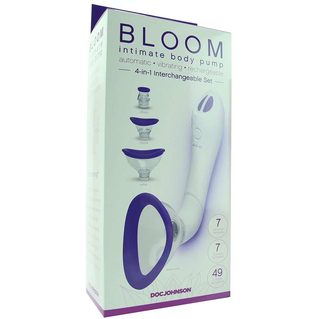 Doc Johnson Bloom Intimate Body Pump in Purple - Vibrators - HoneyHugs Canada (View 6)