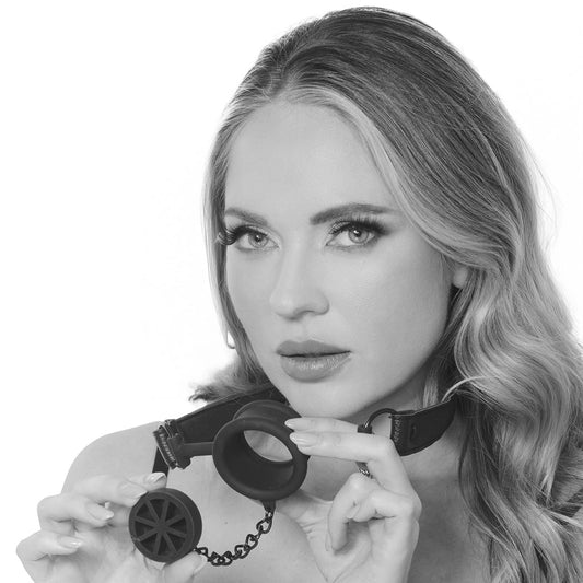CalExotics Nocturnal Stopper Gag: Versatile Silicone Mouth Restraint