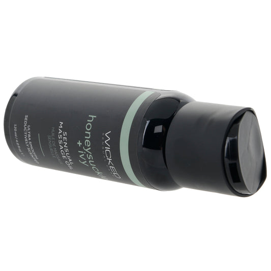 Sensual Massage Oil 4oz/120ml in Honeysuckle & Ivy