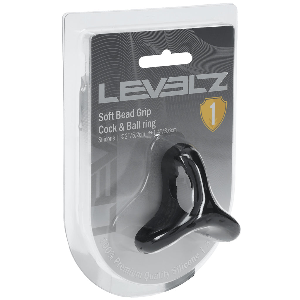 LEVELZ Soft Bead Grip Cock & Ball Ring