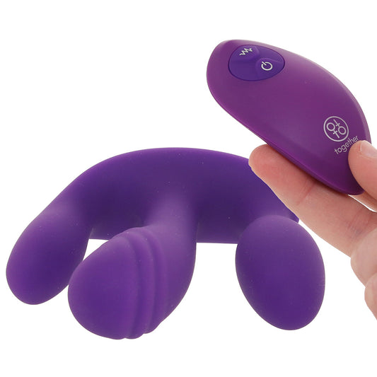 Together Together Blended Pleasure Triple Prong Vibe - Vibrators - HoneyHugs Canada (View 2)