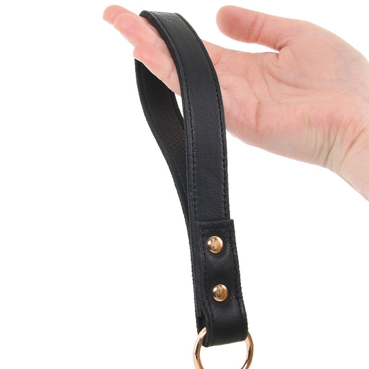 Leather Dog Lead Chain Leash