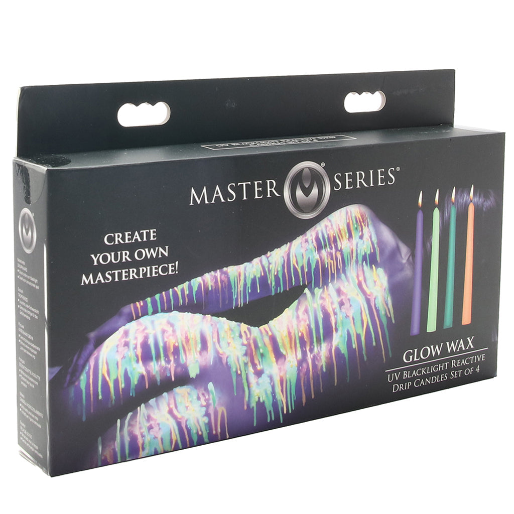 Master Series UV Glow Wax Drip Candles: Ignite Sensation & Erotic Artistry