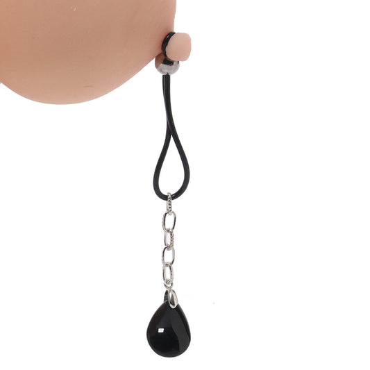 Onyx Non-Piercing Nipple Jewelry | Luxurious Adjustable Play Adornments