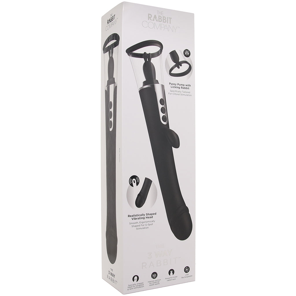 The 3 Way Rabbit Vibe and Pussy Pump