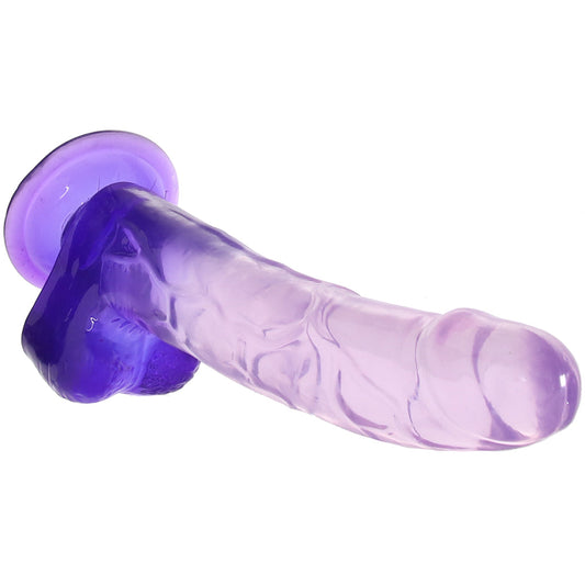 King Cock 9 Inch Ballsy Dildo: Realistic Pleasure in Translucent Purple