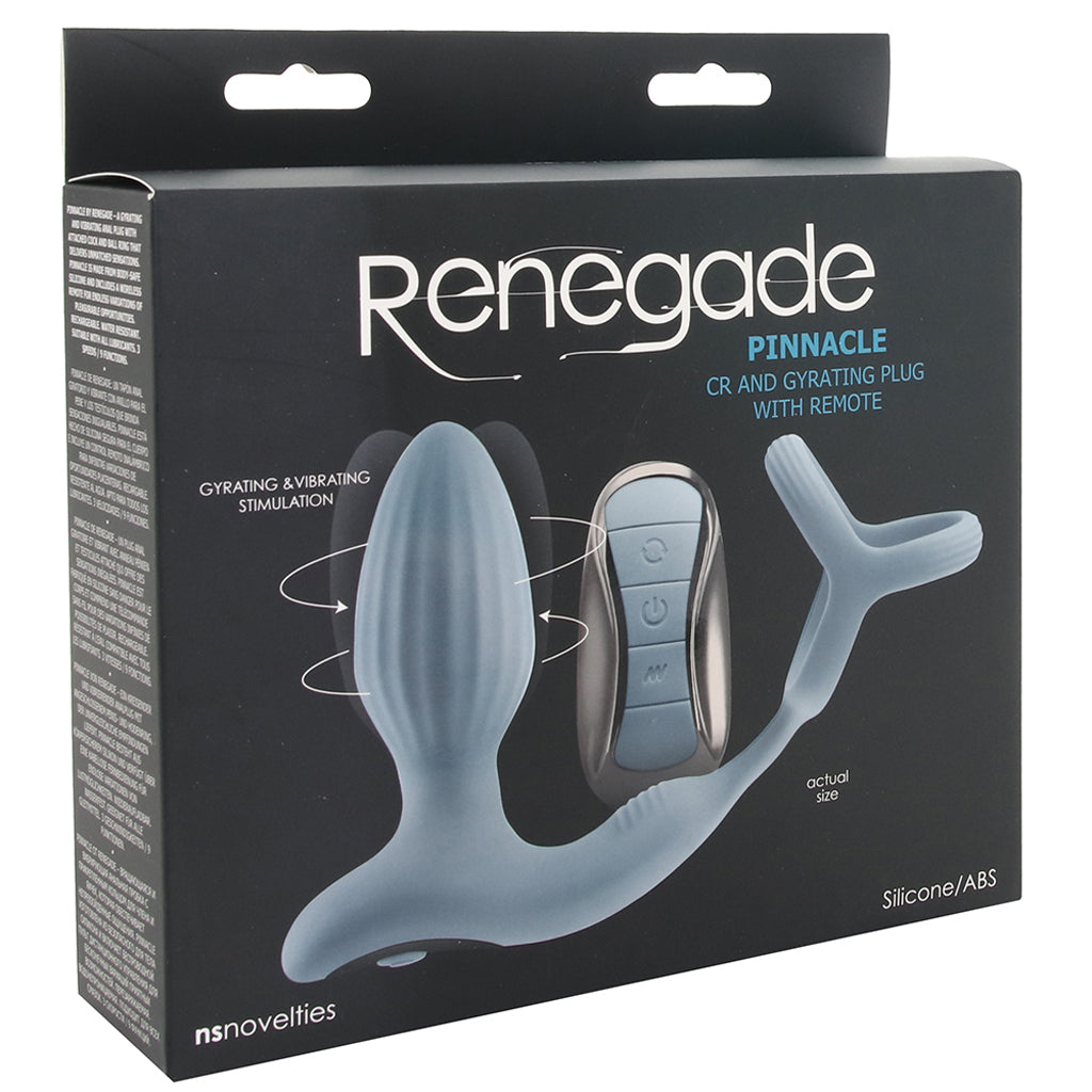 Renegade Series Renegade Pinnacle Cock Ring and Gyrating Plug - Vibrators - HoneyHugs Canada (View 6)