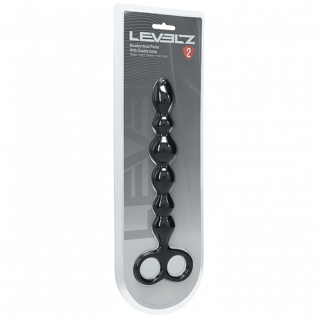 LEVELZ Beaded Silicone Anal Probe: Luxurious Rhythmic Pleasure
