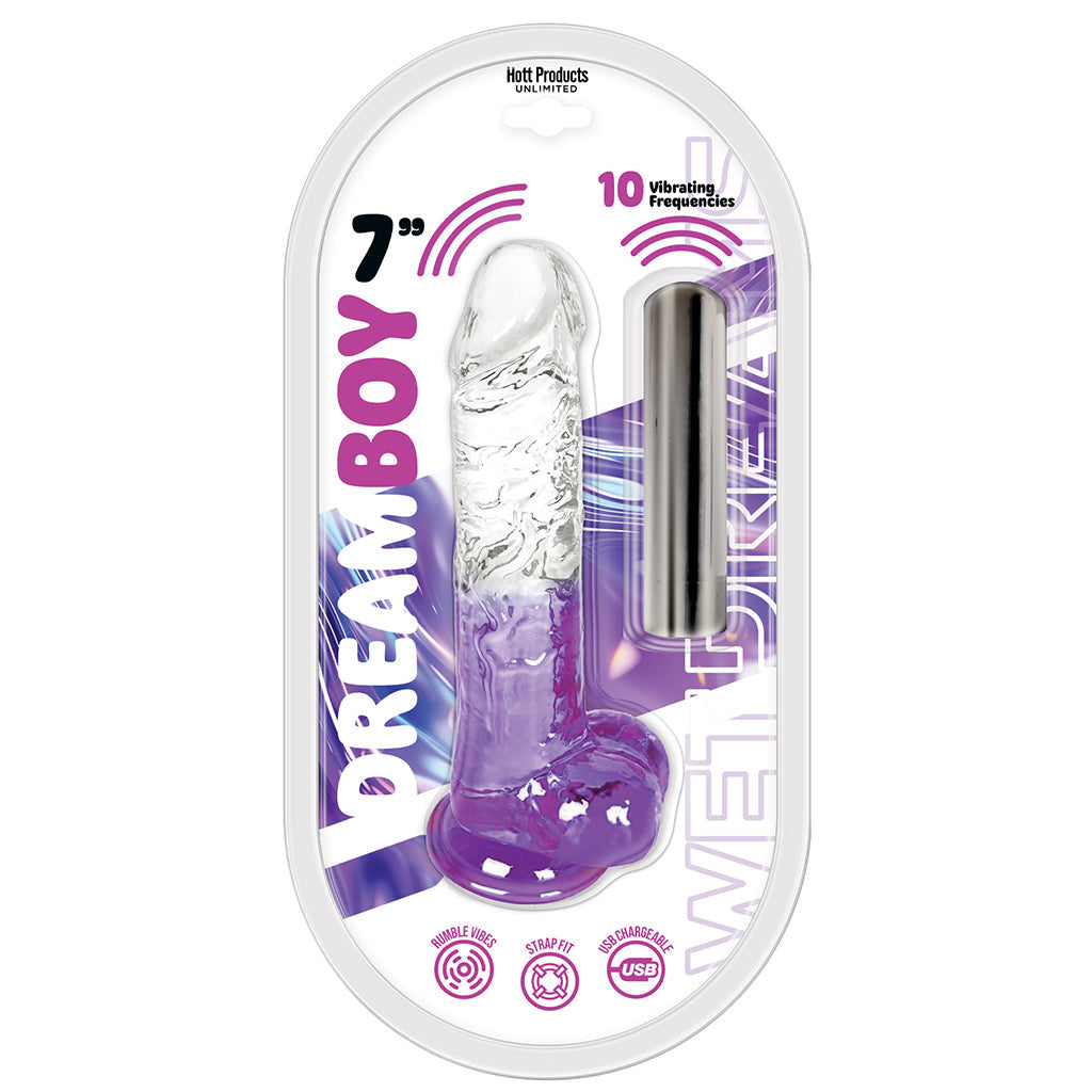 Dream Boy 7 Inch Rechargeable Vibrating Dildo