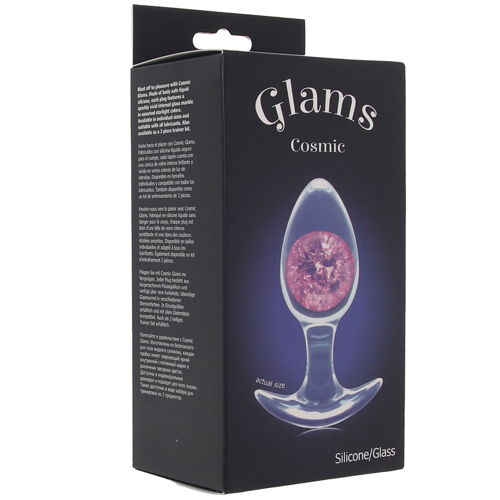 Glams Cosmic Pink Butt Plug in Medium