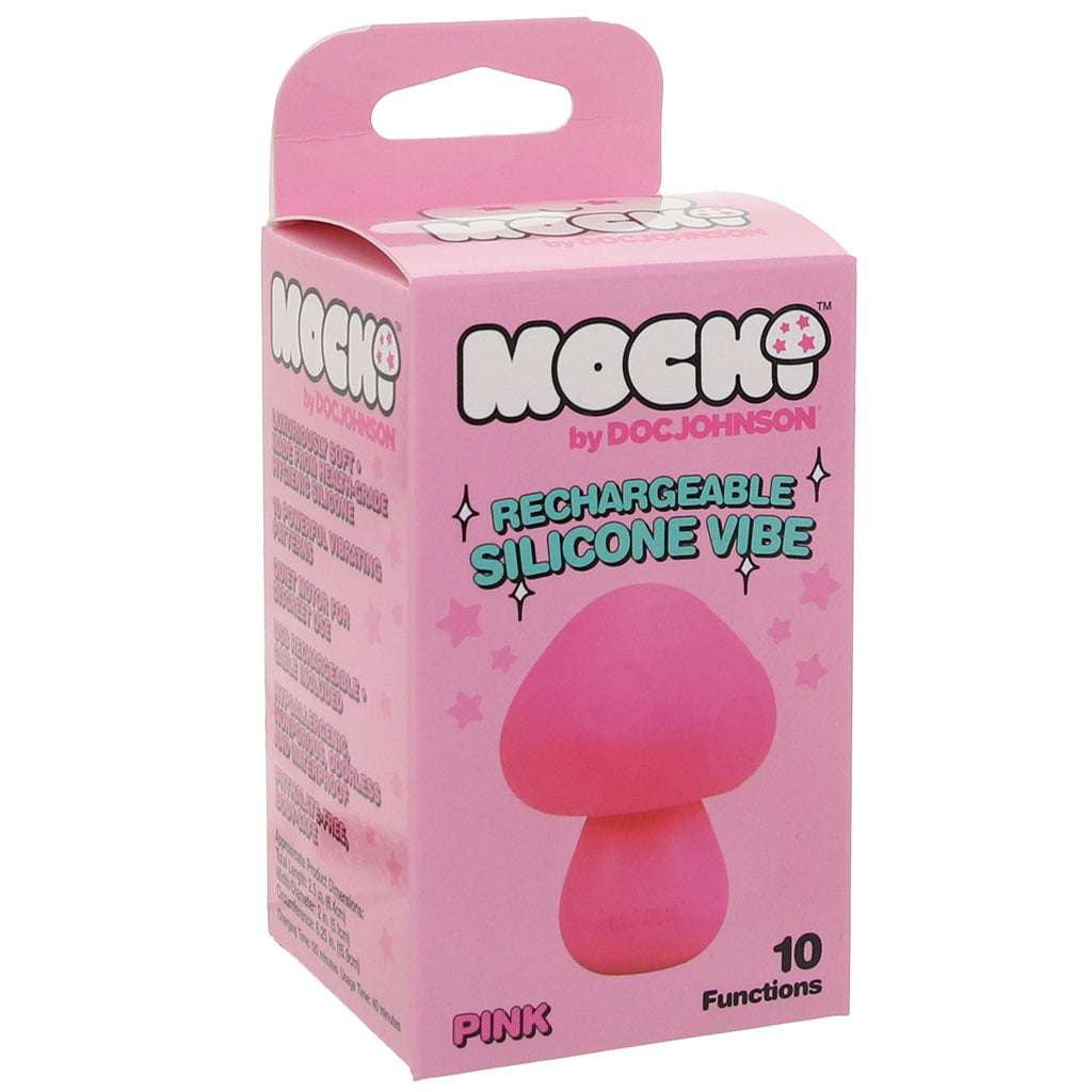 Doc Johnson Mochi Silicone Mushroom Mini Vibe in Pink - Vibrators - HoneyHugs Canada (View 9)