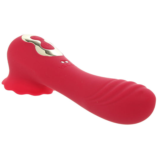 Secret Kisses Rose Quake Dual Ended Tapping Vibe