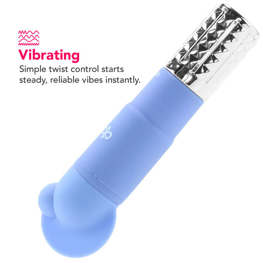 Rosé Revitalize Pocket Massage Vibe Kit in Periwinkle