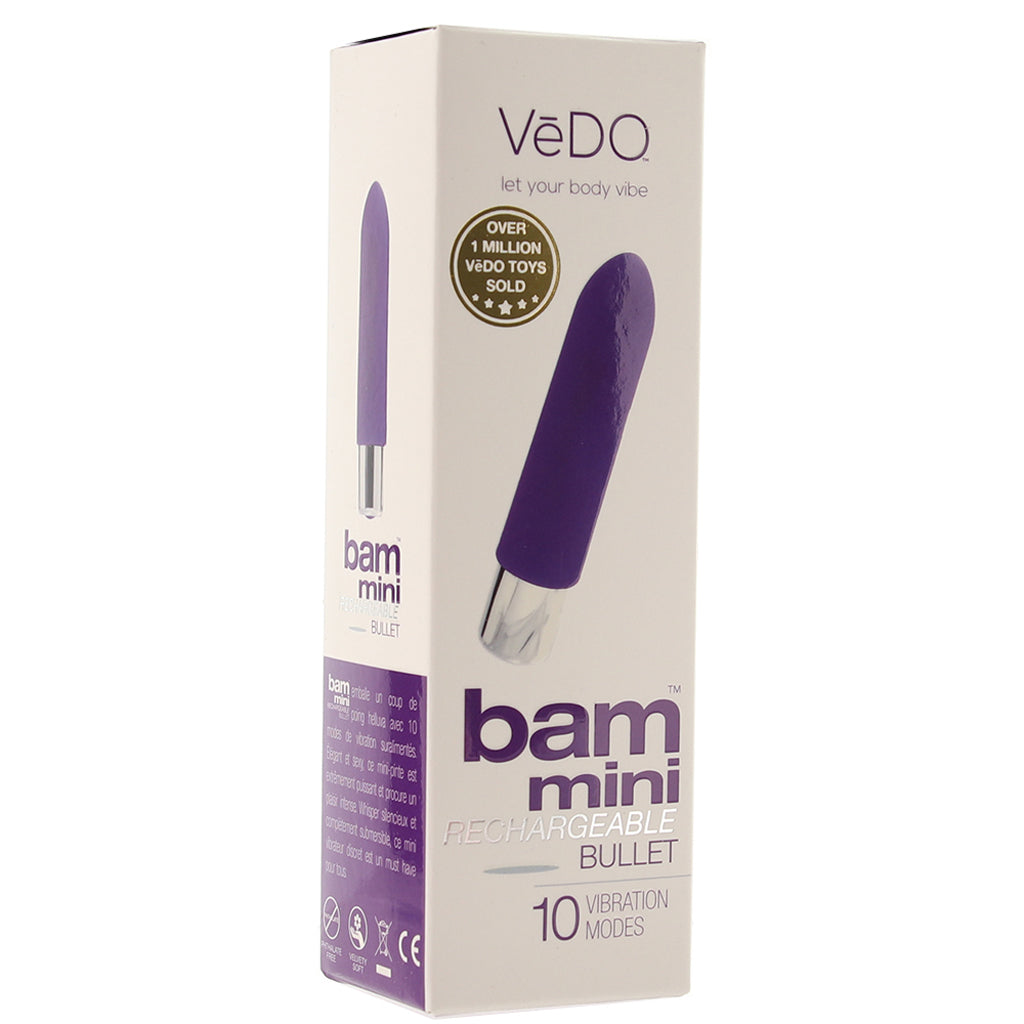Bam Mini Rechargeable Bullet Vibe in In To You Indigo