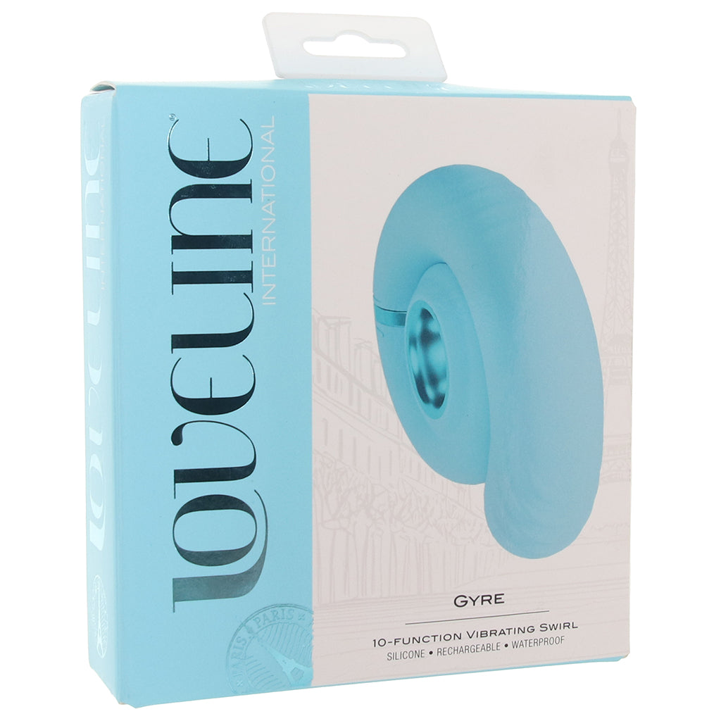 Loveline Loveline Gyre Vibrating Swirl Vibe in Blue - Vibrators - HoneyHugs Canada (View 9)