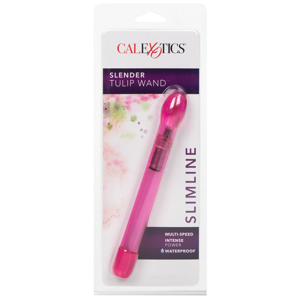 CalExotics Pink Slender Tulip Wand: Precision Pleasure G-Spot Vibrator
