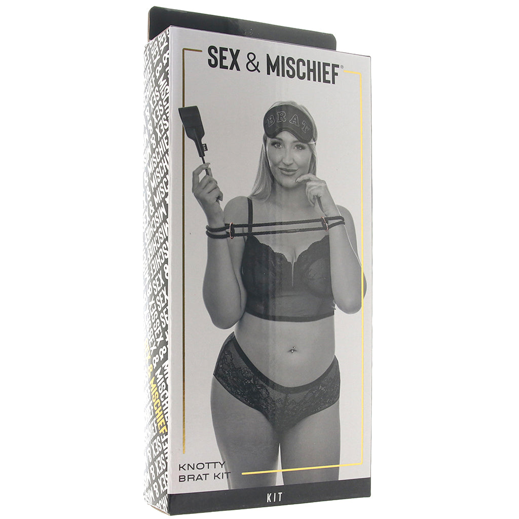 Knotty Brat Luxury Bondage Kit - Sex & Mischief Starter Set
