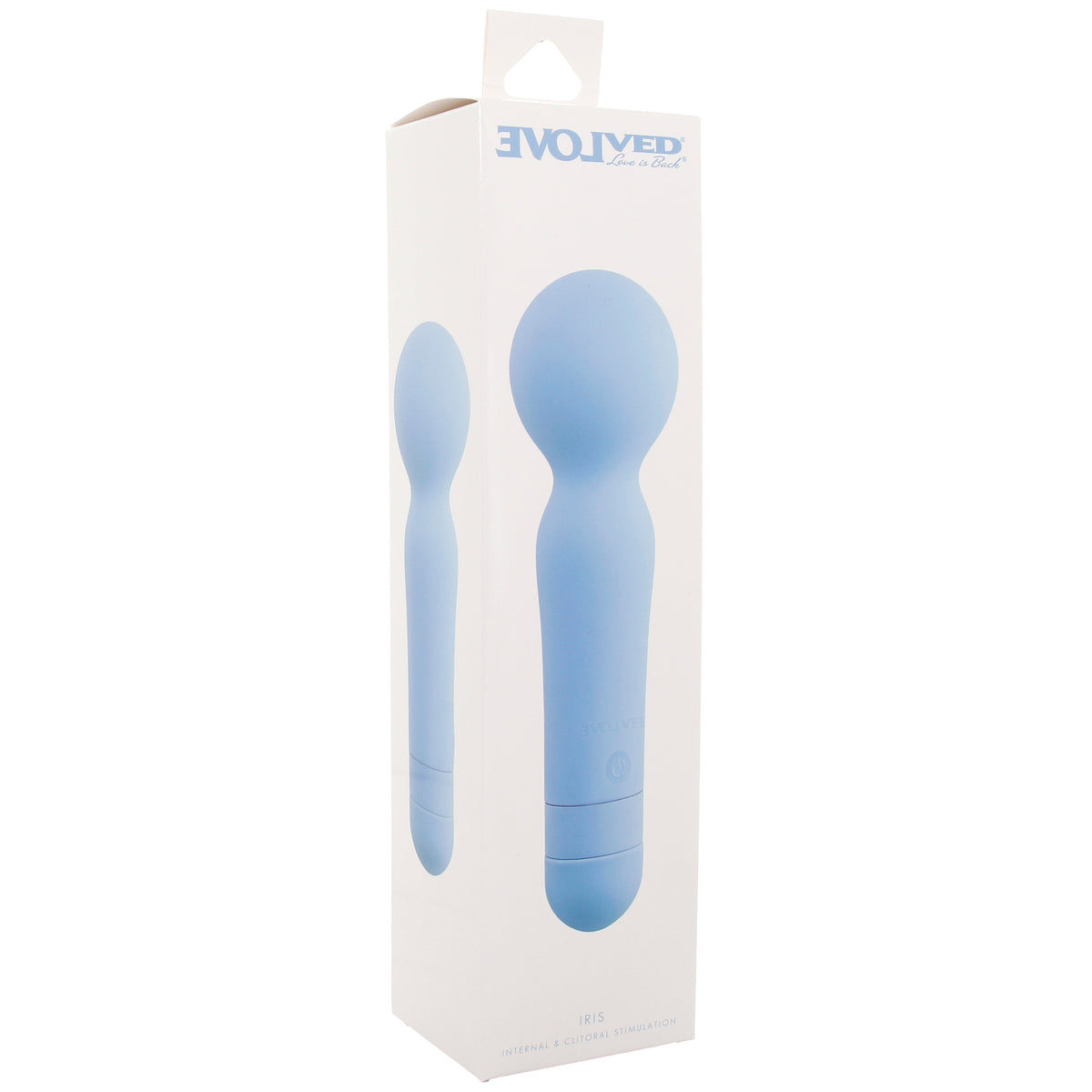 Iris Squeezable Silicone Wand Vibe