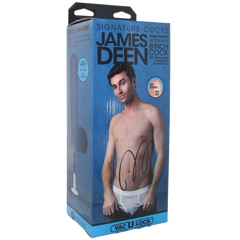James Deen 8 Inch ULTRASKYN Vac-U-Lock Cock