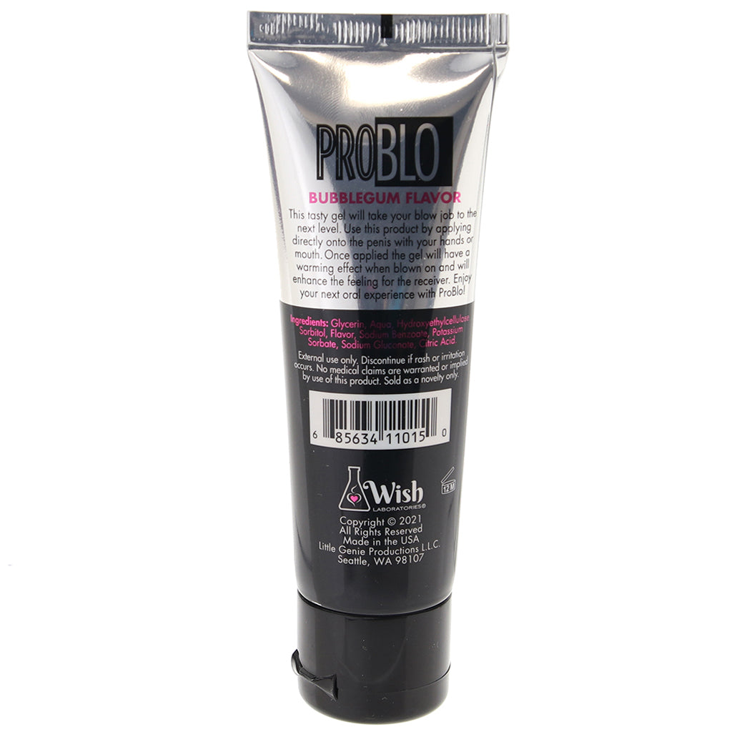 Pro Blo Flavored Oral Gel 1.5oz/44ml in Bubblegum