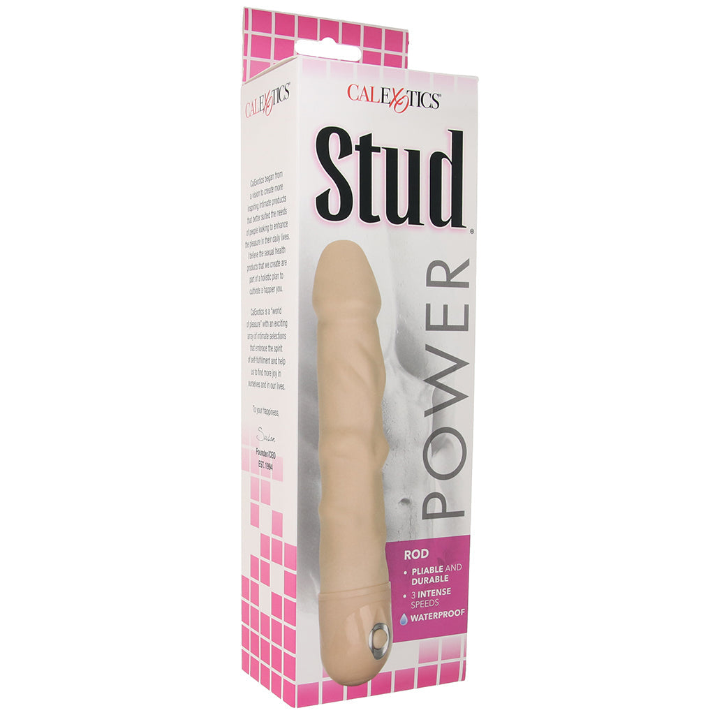 CalExotics Waterproof Power Stud Rod Vibe in Ivory - Vibrators - HoneyHugs Canada (View 9)