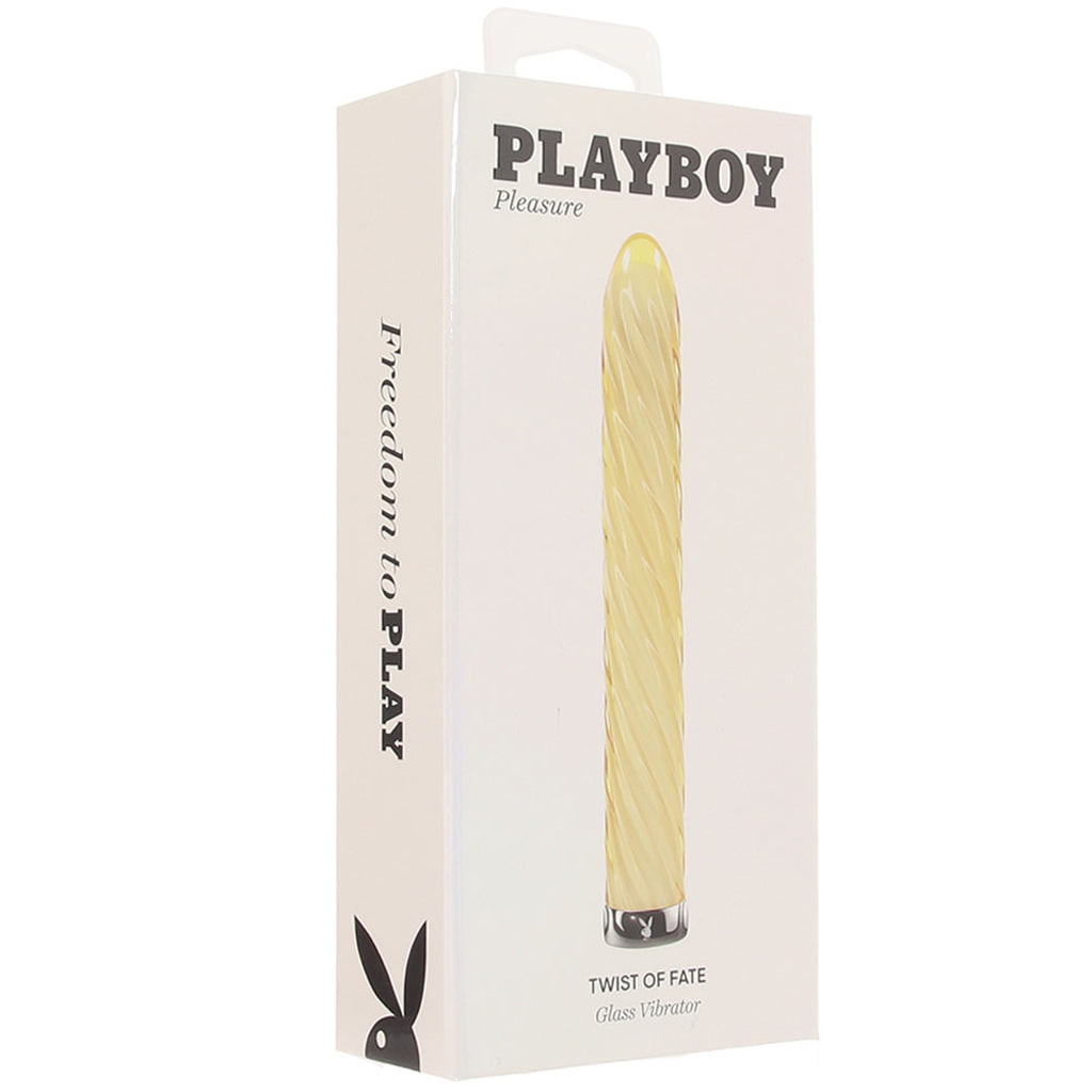 Playboy Playboy Pleasure Twist of Fate Glass Vibe - Vibrators - HoneyHugs Canada (View 6)