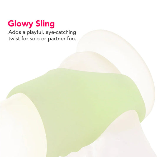 Performance Plus Flare 2-Sling Set: Elevate Pleasure & Stamina with Luxe Glow Rings