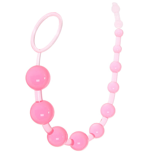 X-10 Anal Beads in Pink