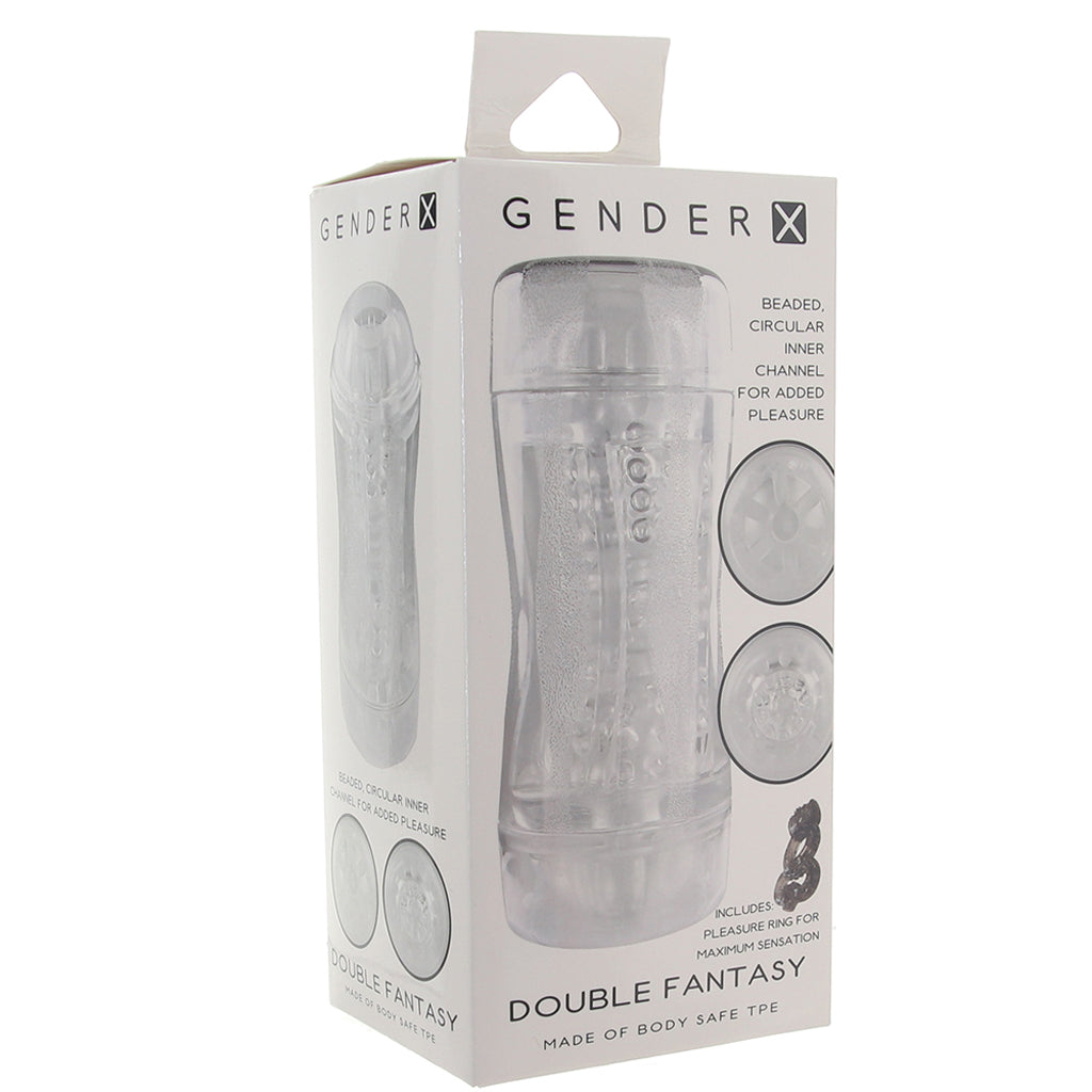 Gender X Gender X Double Fantasy Dual Ended Stroker - Male Masturbators - HoneyHugs Canada (View 6)