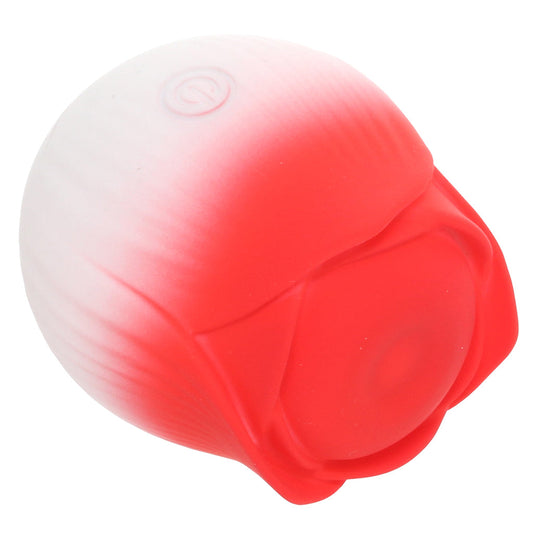 XR Brands Bloomgasm Pulsing Petals Rose Stimulator in Red - Vibrators - HoneyHugs Canada (View 2)