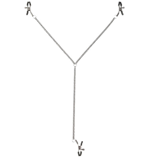 Sei Mio Triple Tease: Luxury Adjustable Nipple & Intimate Clamp Set