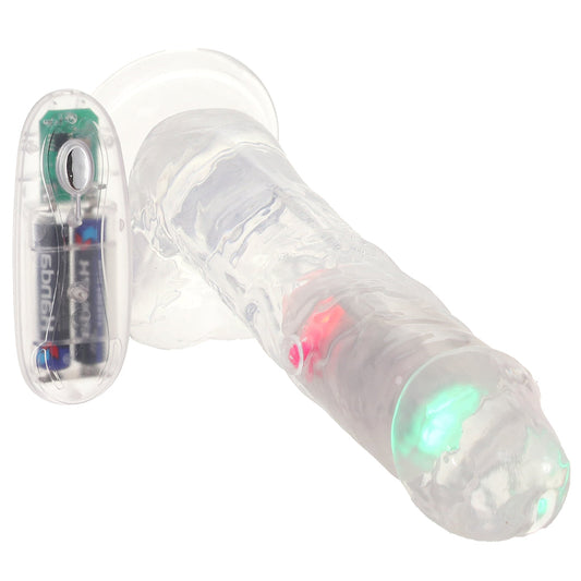 RealRock RealRock 8 Inch Light Up Vibrating Ballsy Dildo - Vibrators - HoneyHugs Canada (View 2)