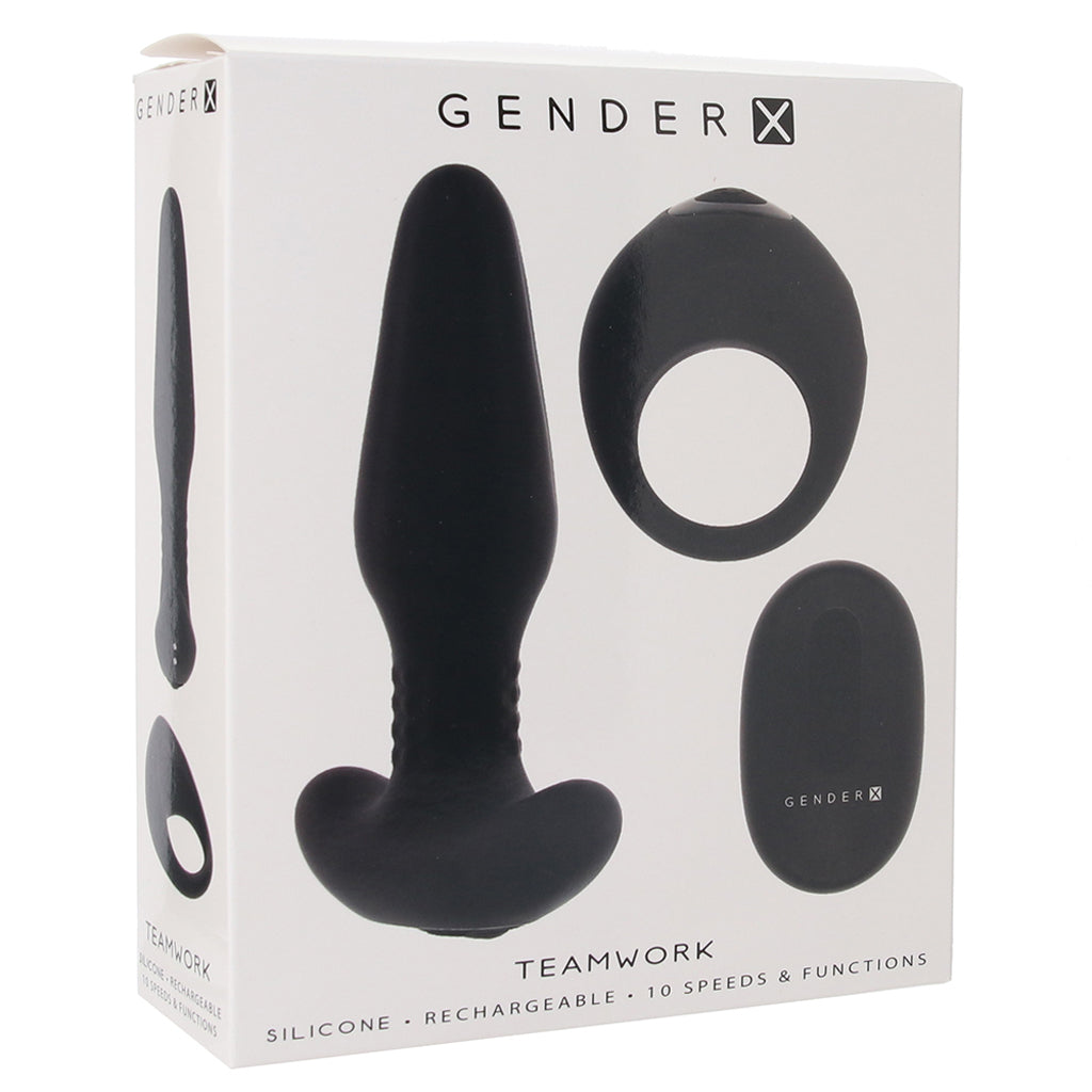Gender X Gender X Teamwork Remote Plug and Ring Kit - Vibrators - HoneyHugs Canada (View 6)