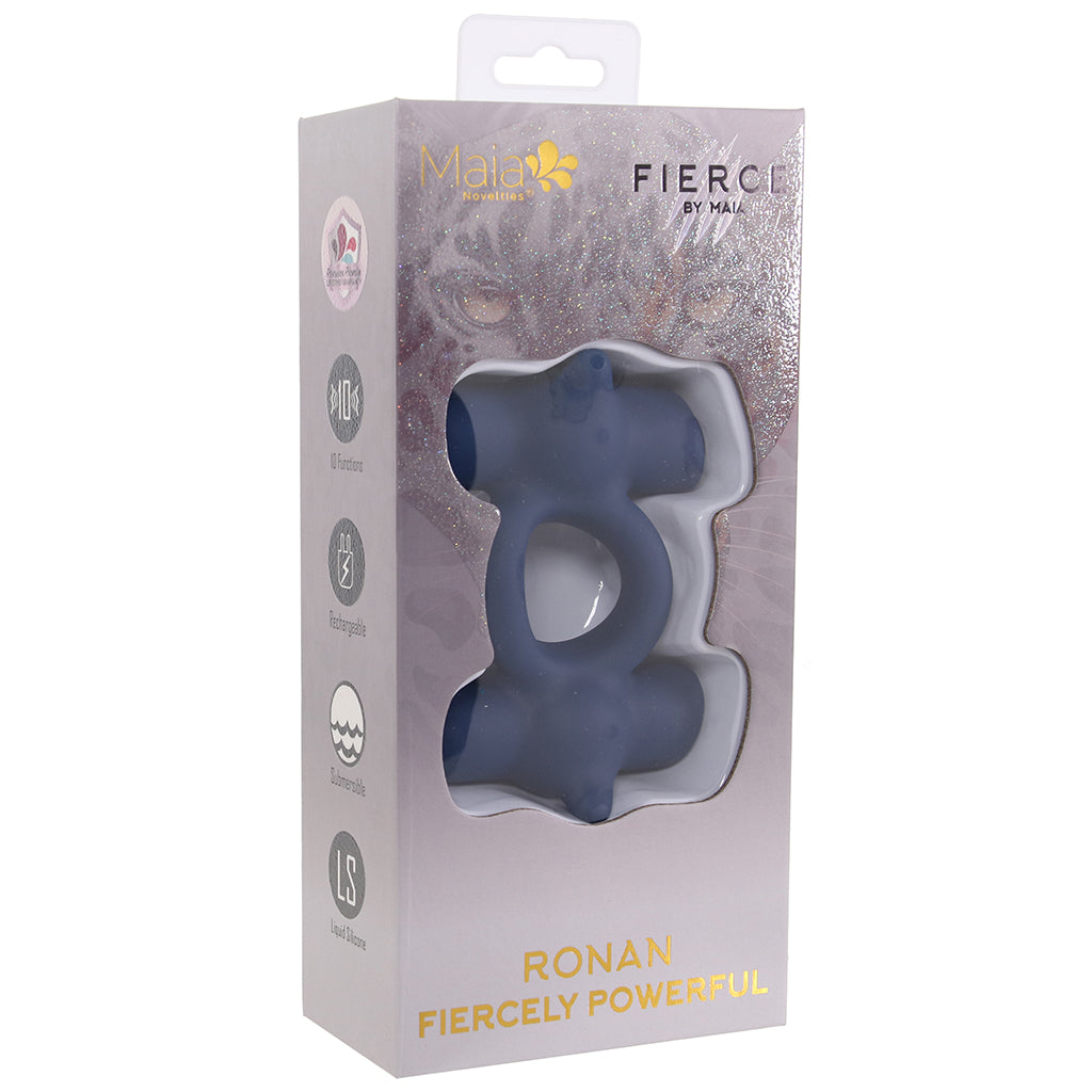 Maia Ronan Dual Vibrating Liquid Silicone C-Ring - Vibrators - HoneyHugs Canada (View 9)