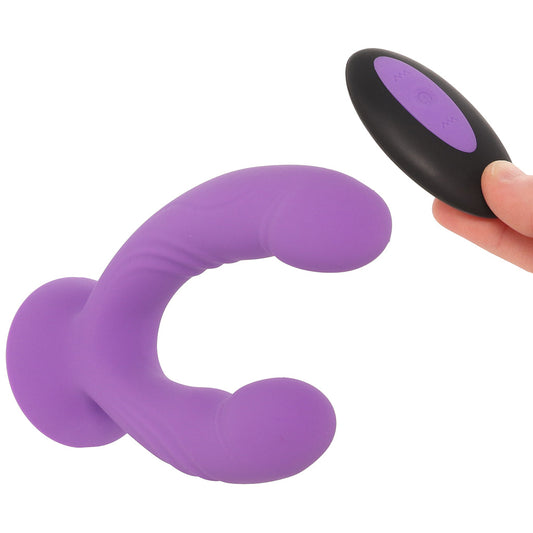 Inya Inya Duet Vibrating Double Dildo in Purple - Vibrators - HoneyHugs Canada (View 2)