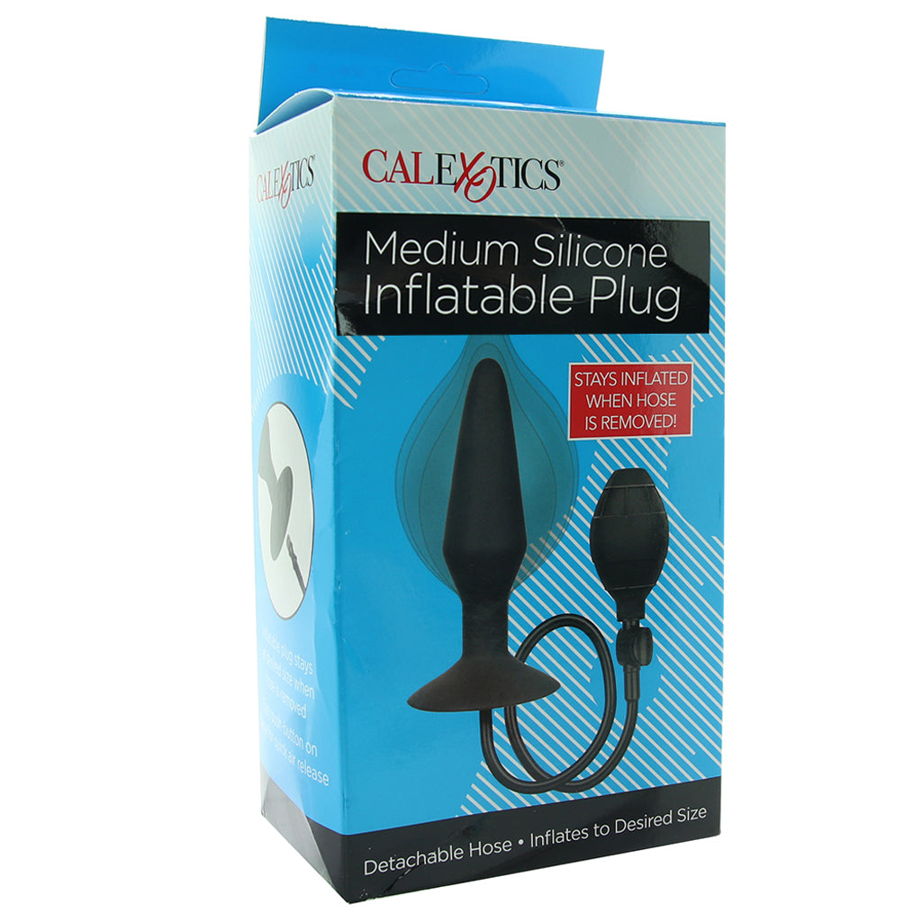 CalExotics Medium Inflatable Silicone Plug: Expand Your Pleasure
