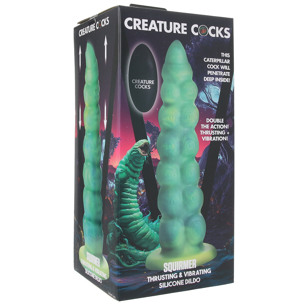 Creature Cocks Creature Cocks Squirmer Thrusting & Vibrating Dildo - Vibrators - HoneyHugs Canada (View 6)