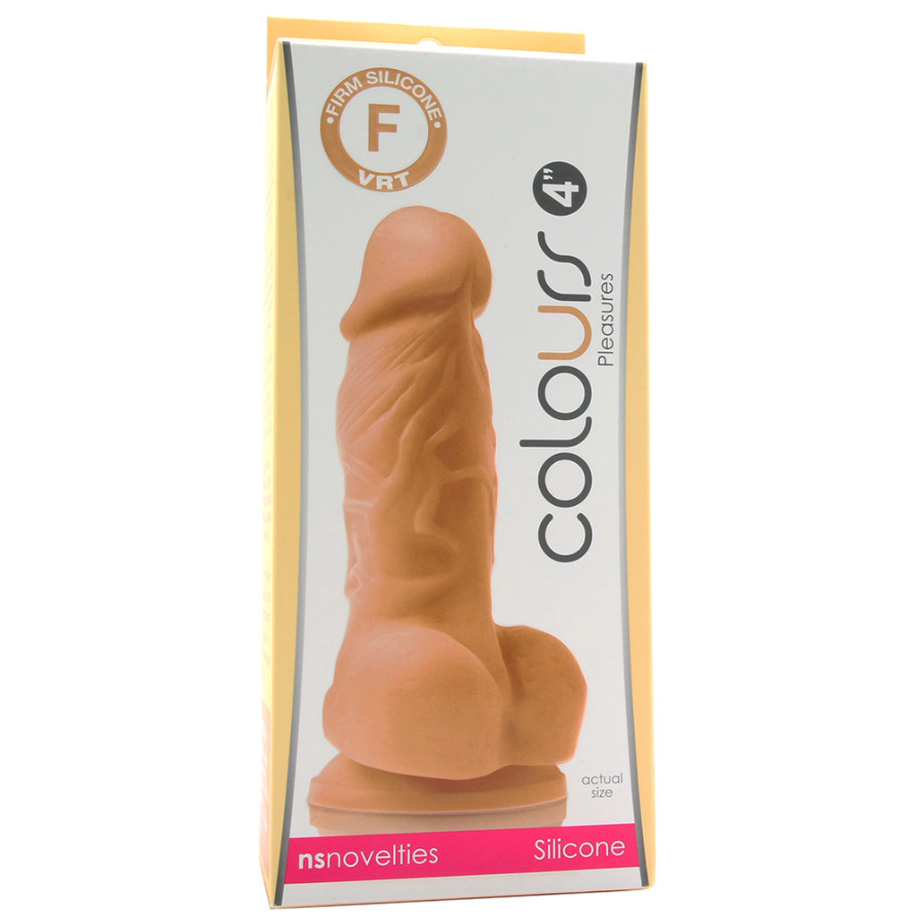 Colours Pleasures 4 Inch Silicone Dildo in Cream