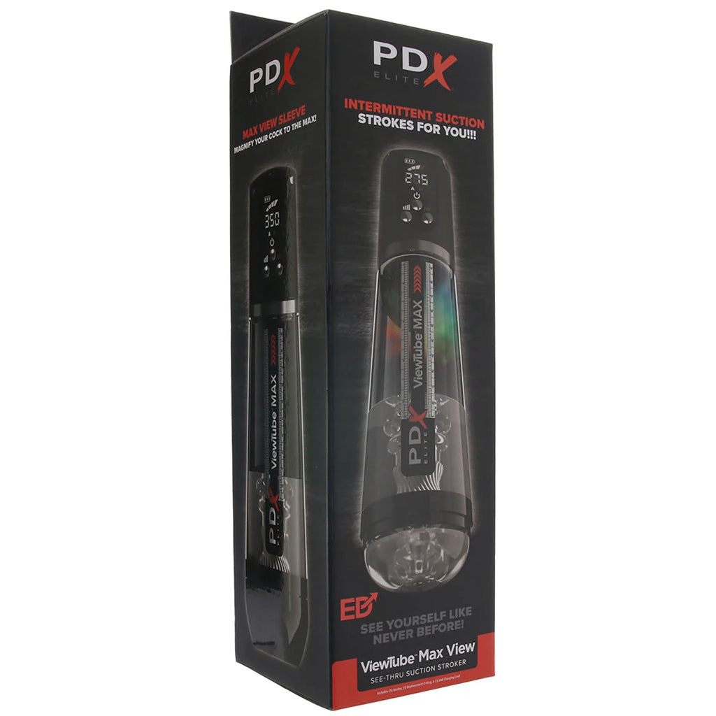 Pipedream PDX Elite ViewTube Max View Suction Stroker - Male Masturbators - HoneyHugs Canada (View 8)