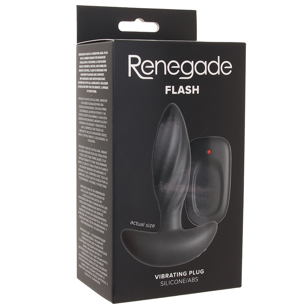 Renegade Series Renegade Flash Vibrating Butt Plug - Vibrators - HoneyHugs Canada (View 9)