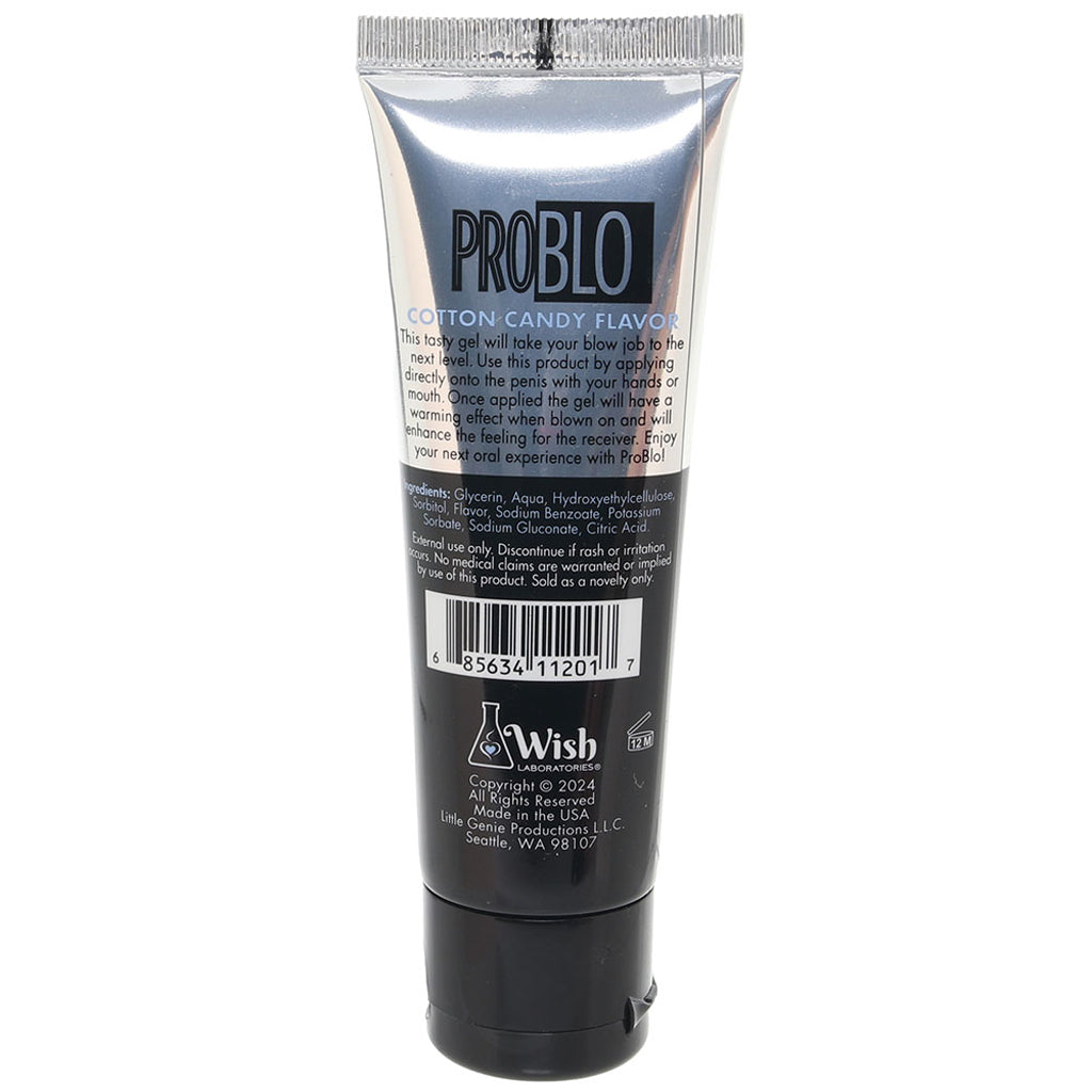 Pro Blo Flavored Oral Gel 1.5oz/44ml in Cotton Candy