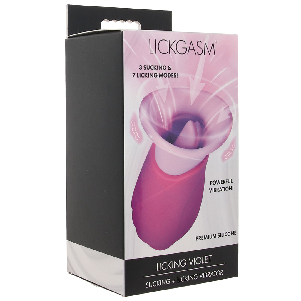 Lickgasm Licking Violet Sucking & Licking Vibe